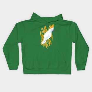 Sulphur Crested Cockatoo Kids Hoodie